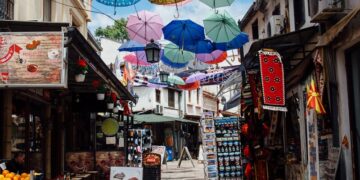 ourney through Skopje's Old Town, from the Stone Bridge to the Old Bazaar. Experience the city's rich history and vibrant culture