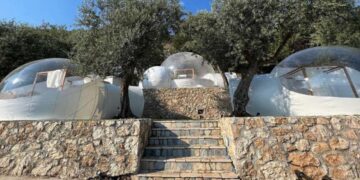 Get Inspired by Albania’s First Glamping Bubble at La Perle Palase