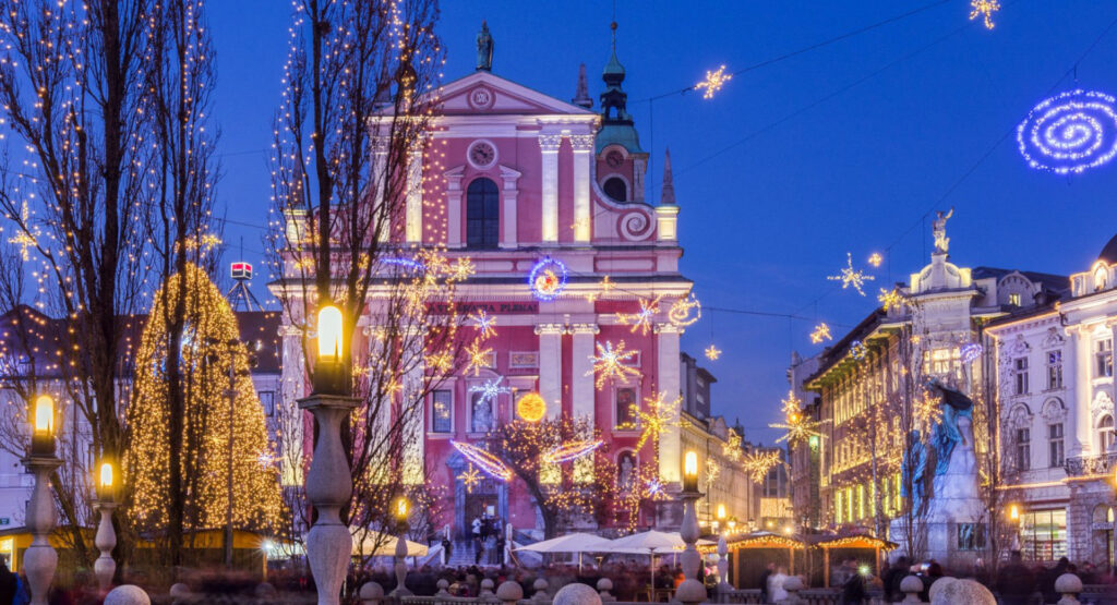 Christmas Markets in Ljubljana, Slovenia