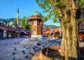 Sarajevo Travel Guide Bascarsija Sebilj Fountain Bosnia and Herzegovina