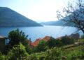 Blue Bay of Kotor viewed from Perast Montenegro