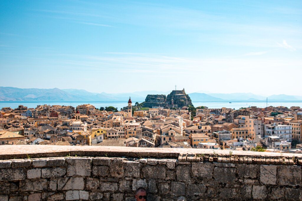 Corfu, Greece — Discover the stunning architecture and fortress in Corfu Old Town, Greece.
