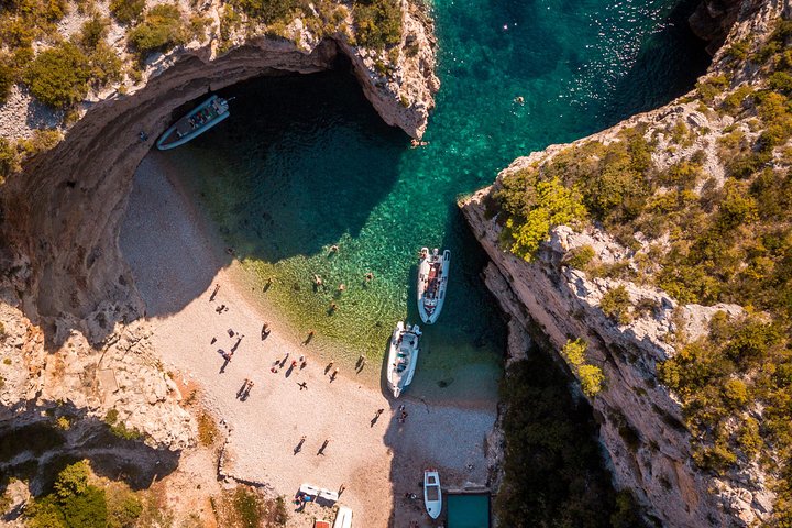 Trogir, Croatia — Blue Cave and Hvar Tour - 5 Islands Tour from Split and Trogir