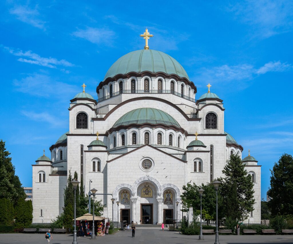 Belgrade, Serbia — Temple of Saint Sava in Belgrade, Serbia