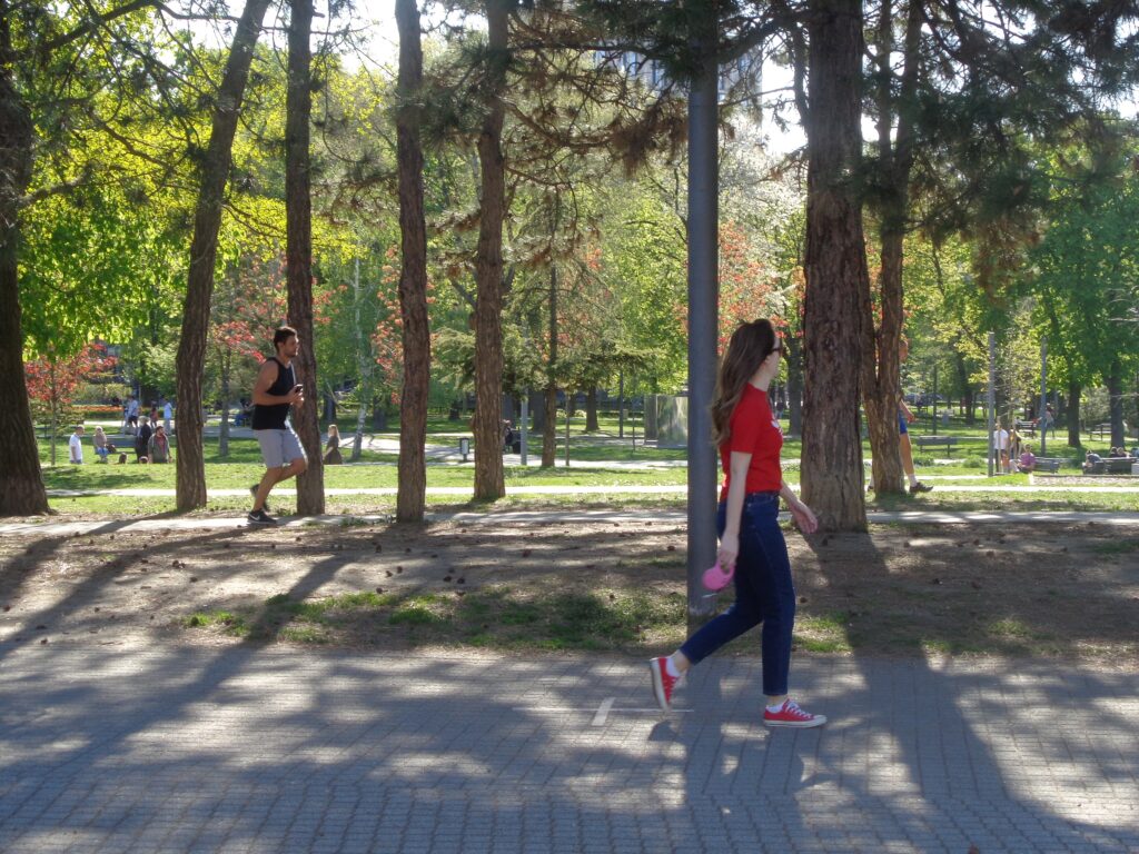 Belgrade, Serbia — Tašmajdan Park in Belgrade, Serbia
