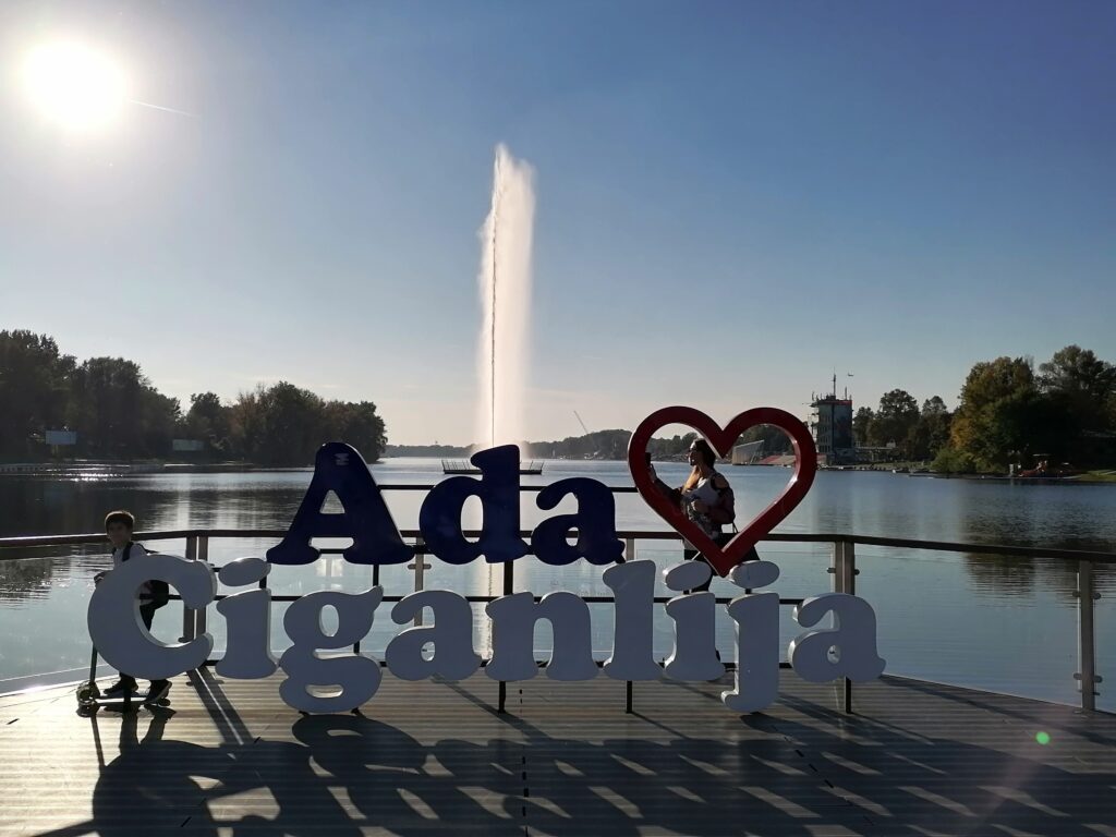 Belgrade, Serbia — Ada Ciganlija in Belgrade, Serbia