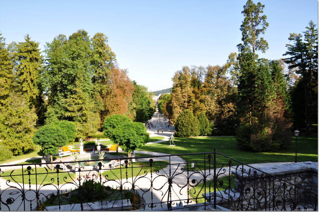Ljubljana, Slovenia — Tivoli Park in Ljubljana, Slovenia