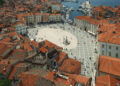 Piran, Slovenia — Tartini Square in Piran, Slovenia