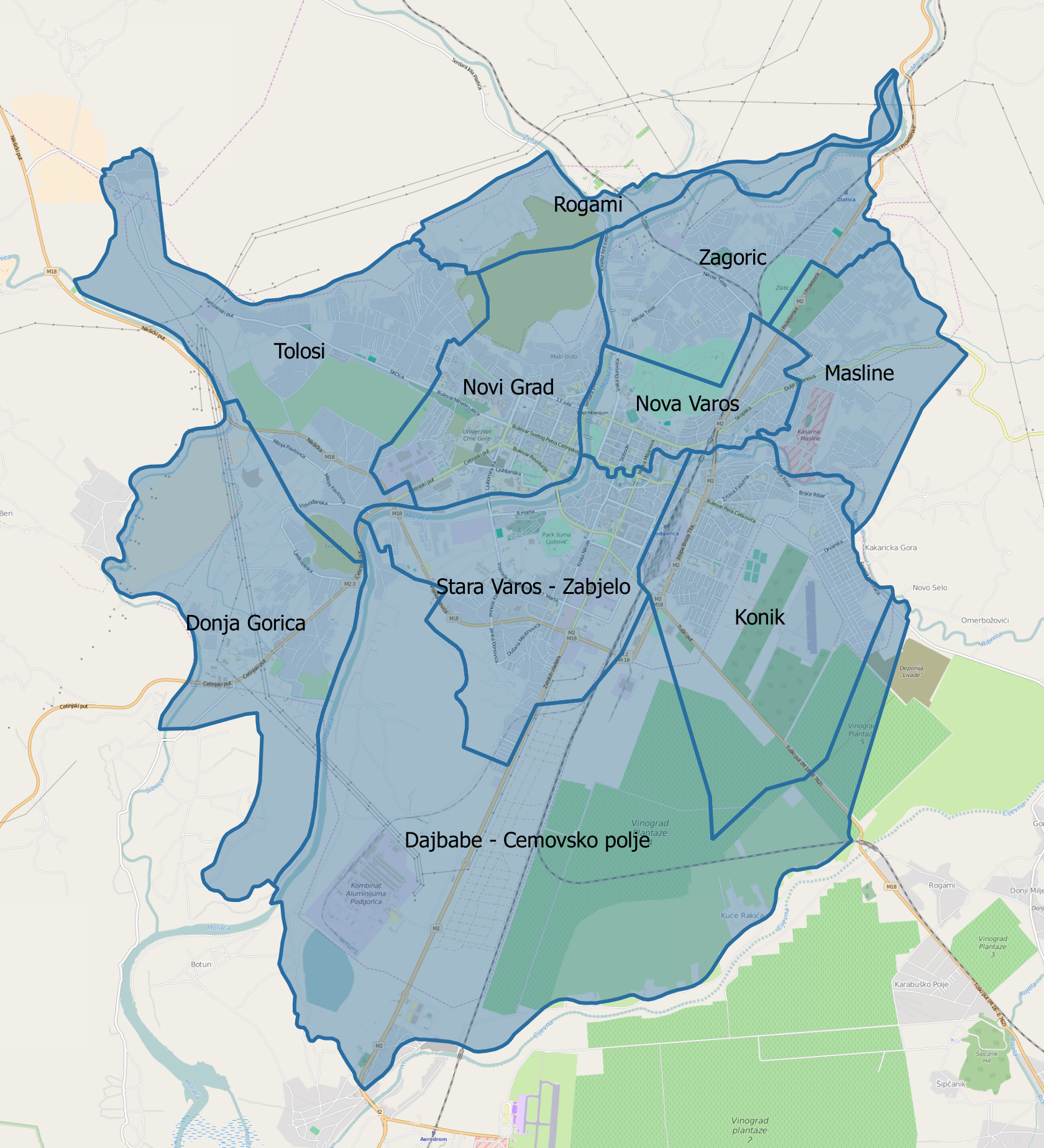 Where to Stay in Podgorica: Best Areas for Visitors
