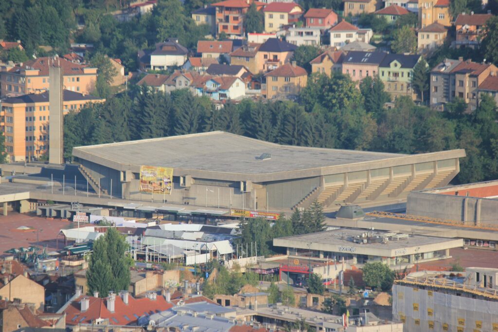 Sarajevo, Bosnia and Herzegovina — Skenderija in Sarajevo, Bosnia and Herzegovina