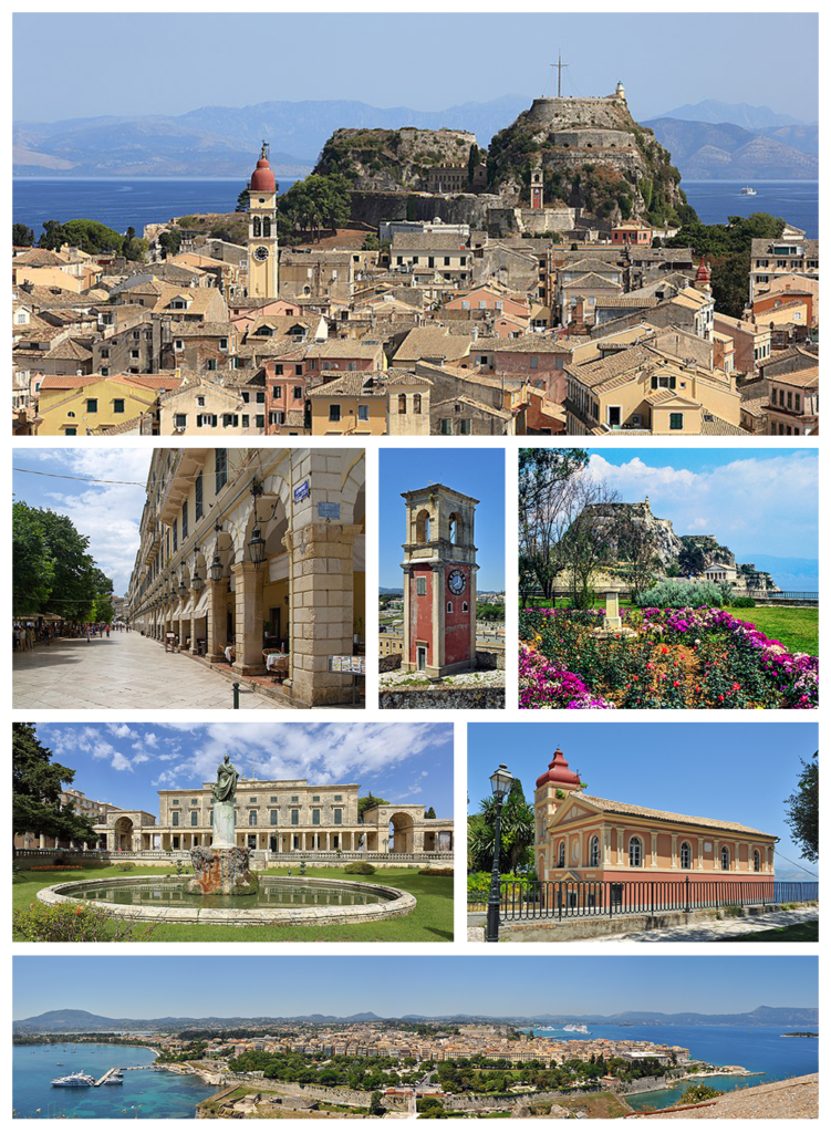 Saranda, Albania — Corfu Town in Saranda, Albania