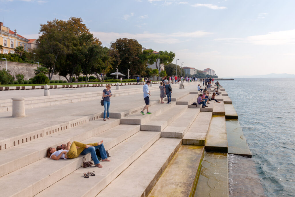 Zadar, Croatia — Sea Organ in Zadar, Croatia