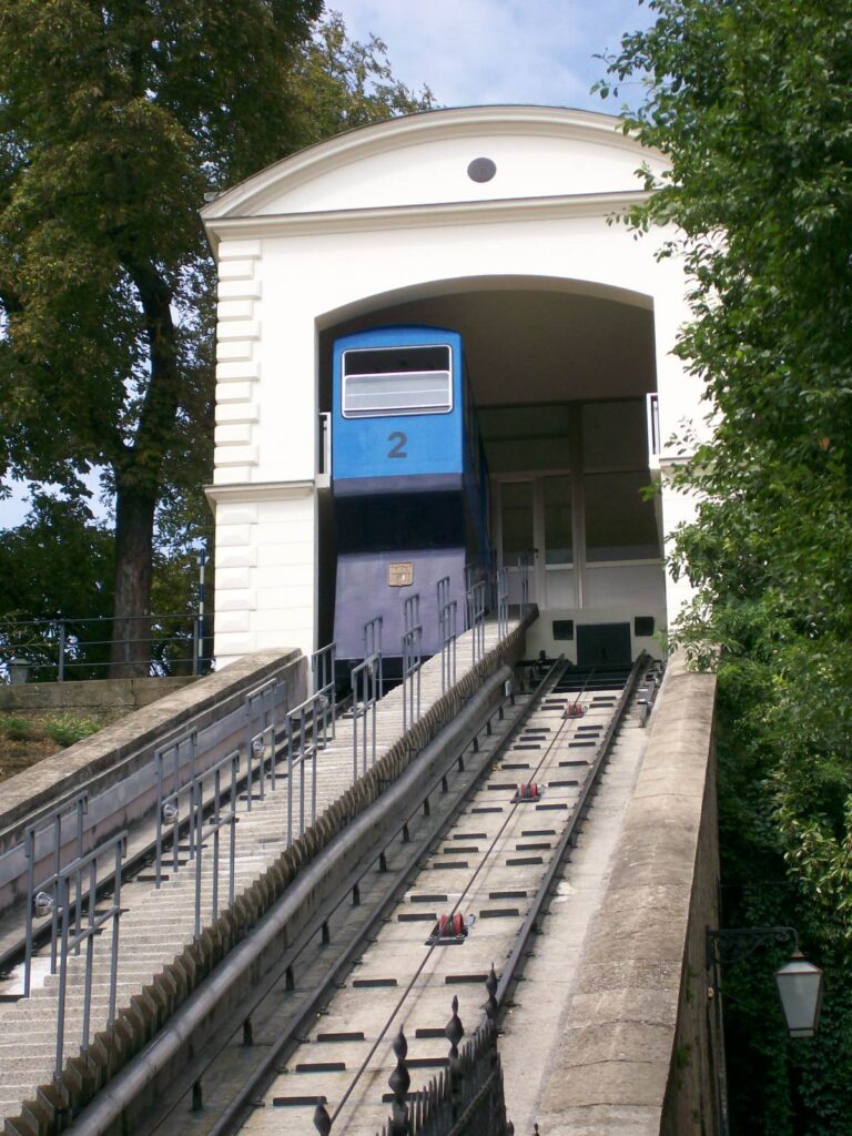 Zagreb, Croatia — Zagreb Funicular in Zagreb, Croatia