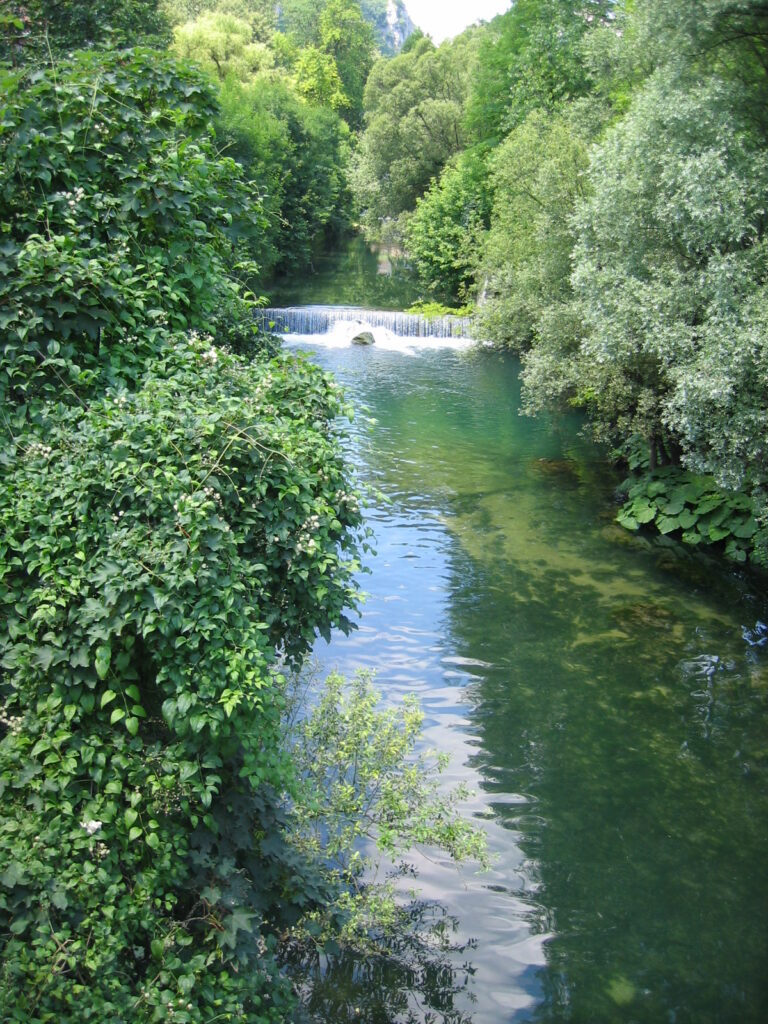 Jajce, Bosnia and Herzegovina — Pliva River in Jajce, Bosnia and Herzegovina