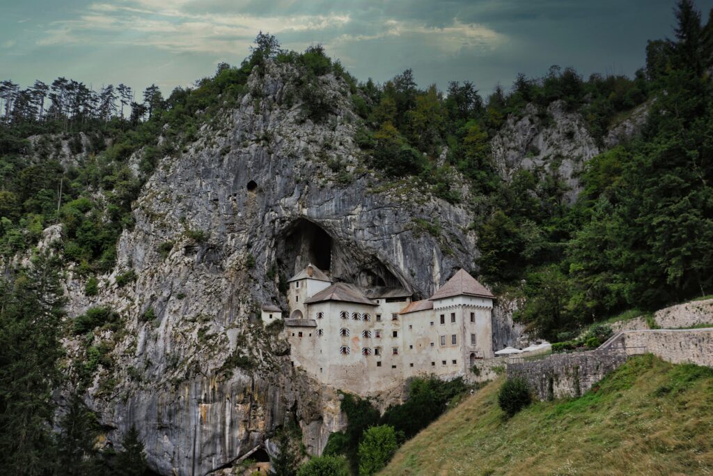 Postojna, Slovenia — Predjama Castle in Postojna, Slovenia
