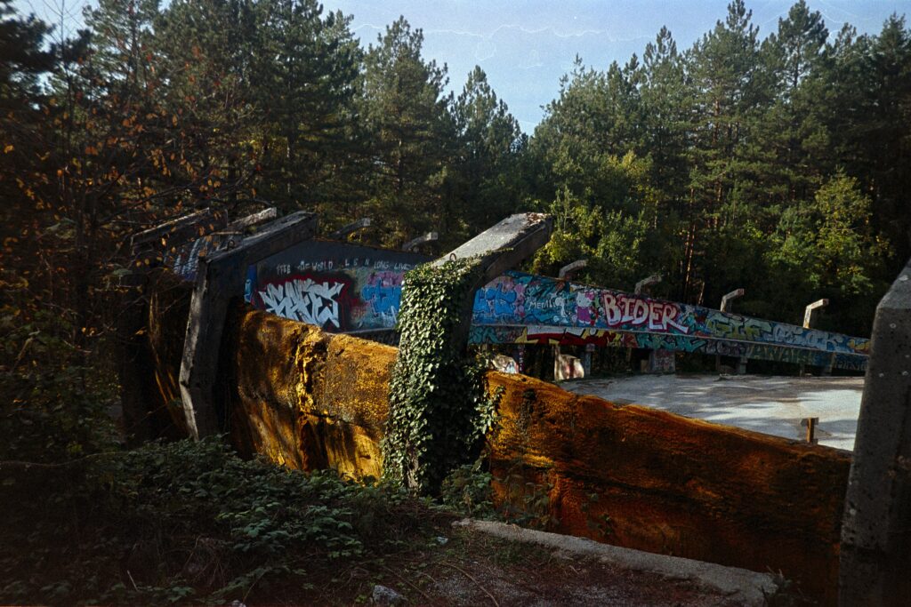 Sarajevo, Bosnia and Herzegovina — Sarajevo Olympic Bobsleigh and Luge Track in Sarajevo, Bosnia and Herzegovina