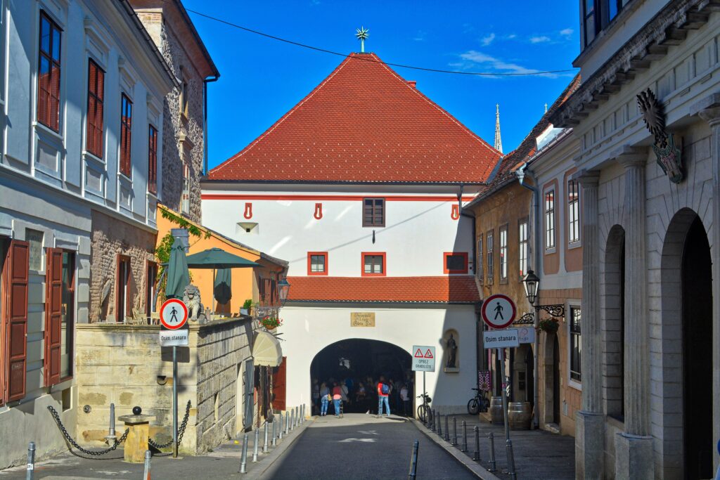 Zagreb, Croatia — Stone Gate in Zagreb, Croatia